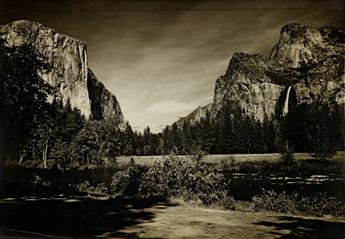 ANSEL ADAMS (1902-1984) Yosemite in Spring * El Capitan and Yosemite Valley.
